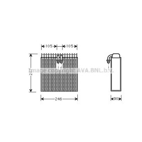 Verdampfer, Klimaanlage AIV031