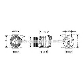 Acquista Compressore aria condizionata da PRASCO ALK019 a buon mercato per soli 763,96 €
