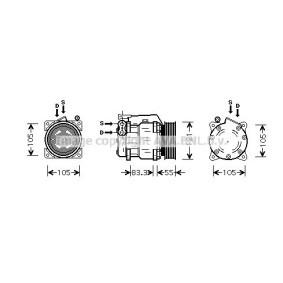 Acquista Compressore aria condizionata da PRASCO ALK090 a buon mercato per soli 557,71 €