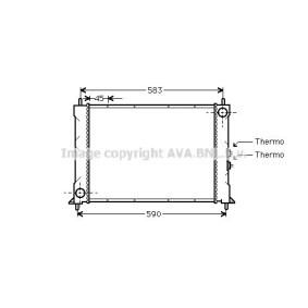 Achetez des Radiateur du moteur PRASCO AU2068 à prix pour 112,48 €