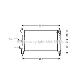 Achetez des Radiateur du moteur PRASCO AU2081 à prix pour 241,91 €