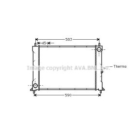 Achetez des Radiateur du moteur PRASCO AU2094 à prix pour 94,88 €