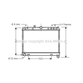 Achetez des Radiateur du moteur PRASCO AU2118 à prix pour 181,59 €