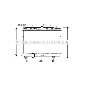Achetez des Radiateur du moteur PRASCO AU2154 à prix pour 114,32 €