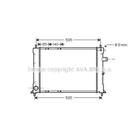 Achetez des Radiateur du moteur PRASCO AU2155 à prix pour 185,52 €
