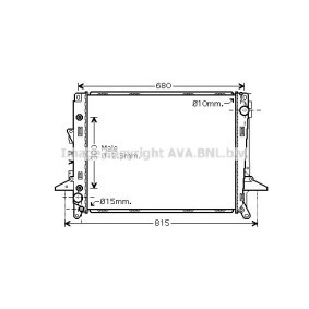 Achetez des Radiateur du moteur PRASCO AU2197 à prix pour 392,63 €