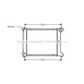 Achetez des Radiateur du moteur PRASCO AUA2096 à prix pour 106,82 €