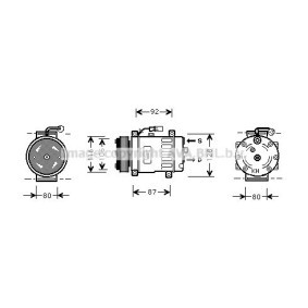 Acquista Compressore aria condizionata da PRASCO AUK030 a buon mercato per soli 462,03 €