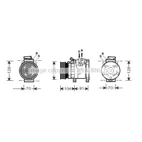 Acquista Compressore aria condizionata da PRASCO AUK167 a buon mercato per soli 877,23 €
