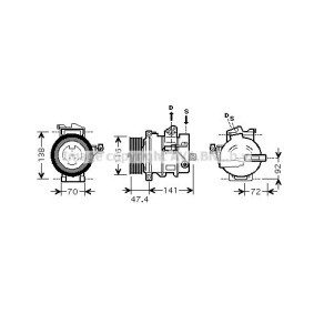 Acquista Compressore aria condizionata da PRASCO AUK188 a buon mercato per soli 830,26 €