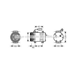 Acquista Compressore aria condizionata da PRASCO AUK201 a buon mercato per soli 646,22 €