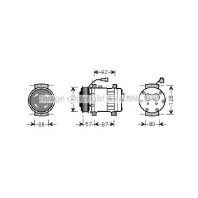 Acquista Compressore aria condizionata da PRASCO AUK203 a buon mercato per soli 612,76 €