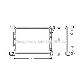 Achetez des Radiateur du moteur PRASCO BW2263 à prix pour 254,59 €