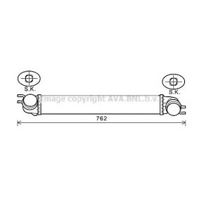 Achetez des Intercooler PRASCO BW4425 à prix pour 357,11 €