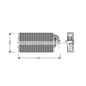 Verdampfer, Klimaanlage BWV003