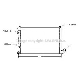 Achetez des Radiateur du moteur PRASCO CN2103 à prix pour 126,38 €