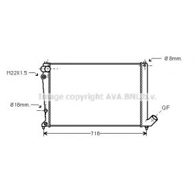 Achetez des Radiateur du moteur PRASCO CN2107 à prix pour 188,14 €