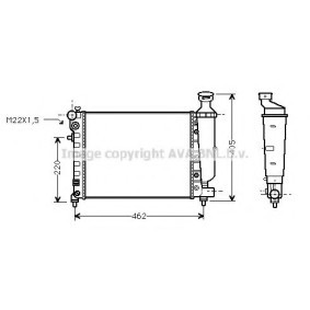 Achetez des Radiateur du moteur PRASCO CN2115 à prix pour 113,69 €