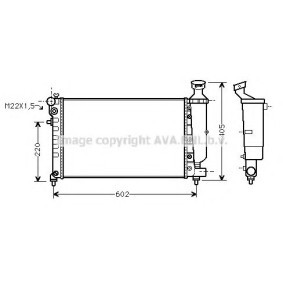 Achetez des Radiateur du moteur PRASCO CN2118 à prix pour 182,22 €
