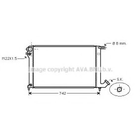 Achetez des Radiateur du moteur PRASCO CN2137 à prix pour 102,84 €