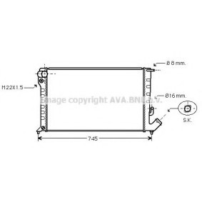 Achetez des Radiateur du moteur PRASCO CN2169 à prix pour 134,56 €