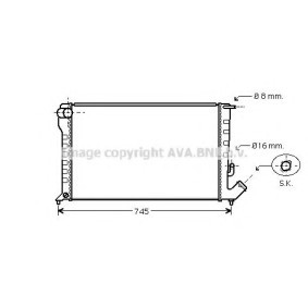 Achetez des Radiateur du moteur PRASCO CN2194 à prix pour 90,86 €