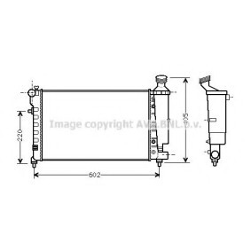 Achetez des Radiateur du moteur PRASCO CN2196 à prix pour 121,13 €