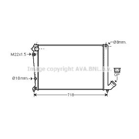 Achetez des Radiateur du moteur PRASCO CNA2103 à prix pour 137,09 €