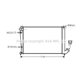 Achetez des Radiateur du moteur PRASCO CNA2107 à prix pour 130,86 €