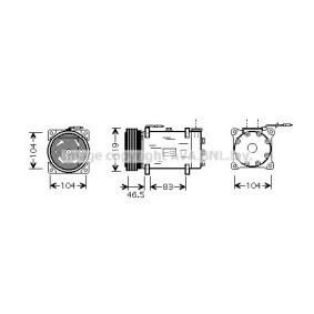 Acquista Compressore aria condizionata da PRASCO CNK160 a buon mercato per soli 567,49 €