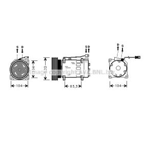 Acquista Compressore aria condizionata da PRASCO CNK175 a buon mercato per soli 531,92 €
