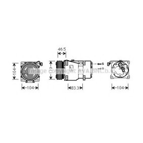 Acquista Compressore aria condizionata da PRASCO CNK201 a buon mercato per soli 476,15 €