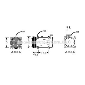 Acquista Compressore aria condizionata da PRASCO CNK215 a buon mercato per soli 667,37 €
