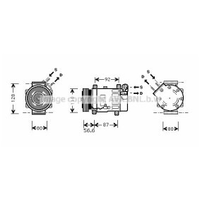 Acquista Compressore aria condizionata da PRASCO CNK238 a buon mercato per soli 558,22 €