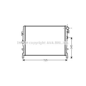 Achetez des Radiateur du moteur PRASCO CR2105 à prix pour 131,97 €