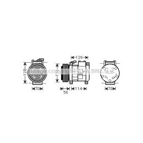Acquista Compressore aria condizionata da PRASCO CRAK062 a buon mercato per soli 404,82 €