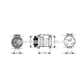 Acquista Compressore aria condizionata da PRASCO CRAK064 a buon mercato per soli 372,04 €