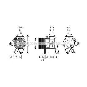 Acquista Compressore aria condizionata da PRASCO CRK063 a buon mercato per soli 615,09 €