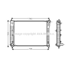 Achetez des Radiateur du moteur PRASCO CT2034 à prix pour 218,94 €