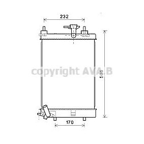 Achetez des Radiateur du moteur PRASCO DU2071 à prix pour 109,18 €