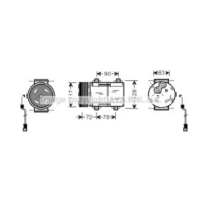 Achetez des Radiateur du moteur PRASCO DW2067 à prix pour 149,22 €
