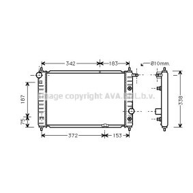 Achetez des Radiateur du moteur PRASCO DWA2008 à prix pour 115,82 €