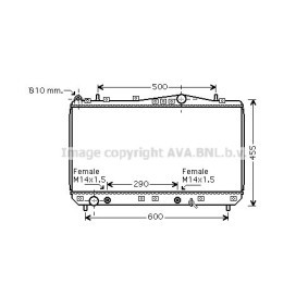 Achetez des Radiateur du moteur PRASCO DWA2053 à prix pour 148,52 €
