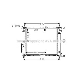 Achetez des Radiateur du moteur PRASCO DWA2066 à prix pour 103,27 €