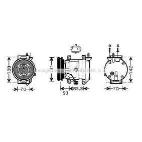 Acquista Compressore aria condizionata da PRASCO DWK080 a buon mercato per soli 357,46 €