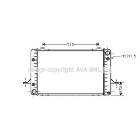 Achetez des Radiateur du moteur PRASCO FD2053 à prix pour 185,13 €