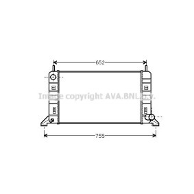 Achetez des Radiateur du moteur PRASCO FD2078 à prix pour 100,39 €