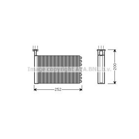Acquista Scambiatore calore per riscaldamento abitacolo da PRASCO FD6164 a buon mercato per soli 43,83 €