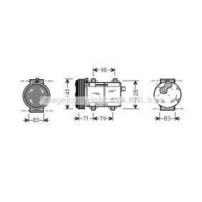 Acquista Compressore aria condizionata da PRASCO FDAK279 a buon mercato per soli 275,87 €