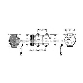 Acquista Compressore aria condizionata da PRASCO FDK277 a buon mercato per soli 437,62 €